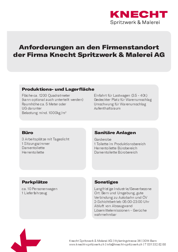 Anforderungen Firmenstandort Knecht Spritzwerk & Malerei AG.pdf